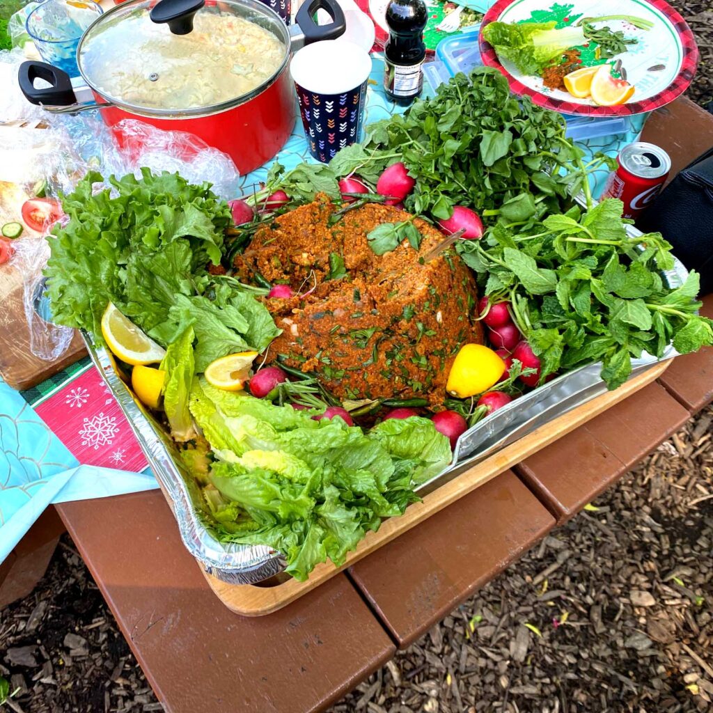 Food at 2022 picnic