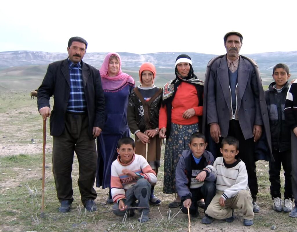 Diane in the mountains