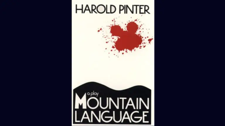 cover of Pinter play
